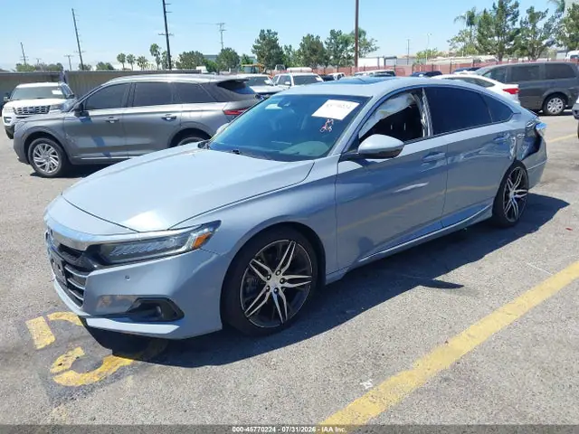 2022 Honda Accord Touring VIN 1HGCV2F90NA015701 фото 2