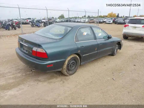 1997 Honda Accord Lx/Ex VIN 1HGCD5634VA812534 фото 4