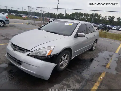2003 Honda Accord 2.4 Ex VIN JHMCM56653C059721 фото 3