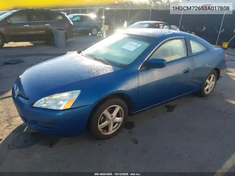 2003 Honda Accord 2.4 Ex VIN 1HGCM72653A017808 фото 3