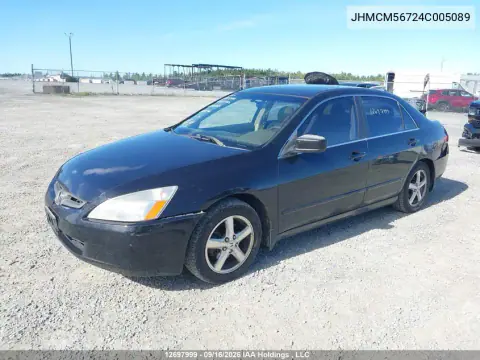 2004 Honda Accord 2.4 Ex VIN JHMCM56724C005089 фото 2