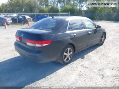 2004 Honda Accord 2.4 Ex VIN JHMCM56724C005089 фото 4