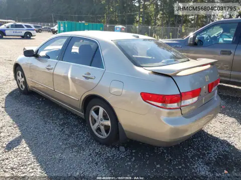 2004 Honda Accord 2.4 Ex VIN JHMCM56804C031795 фото 4