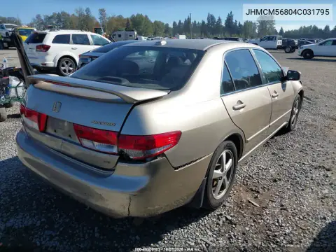 2004 Honda Accord 2.4 Ex VIN JHMCM56804C031795 фото 5