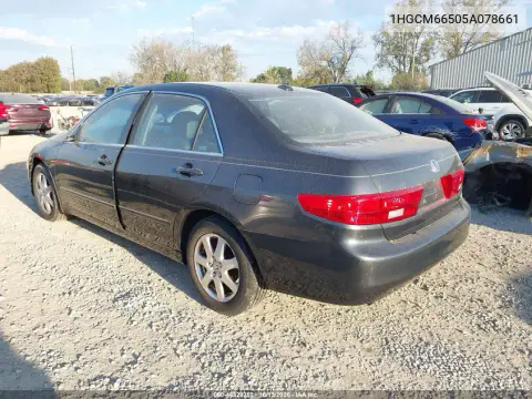 2005 Honda Accord 3.0 Ex VIN 1HGCM66505A078661 фото 4