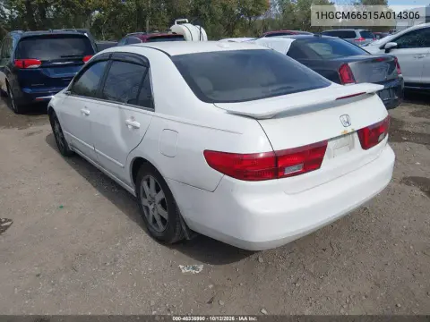 2005 Honda Accord 3.0 Ex VIN 1HGCM66515A014306 фото 4
