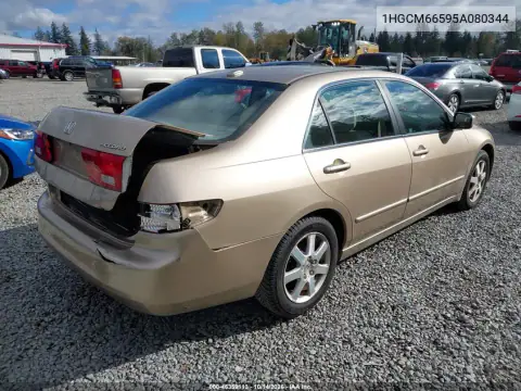 1HGCM66595A080344 — 2005 Honda Accord, фото 5 с аукциона IAAI, Задняя часть