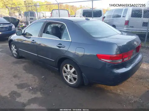 1HGCM665X5A027295 — 2005 Honda Accord, фото 3 с аукциона IAAI 20.10.2026, Естественный износ