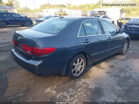 1HGCM665X5A027295 — 2005 Honda Accord, фото 4 с аукциона IAAI 20.10.2026, Естественный износ