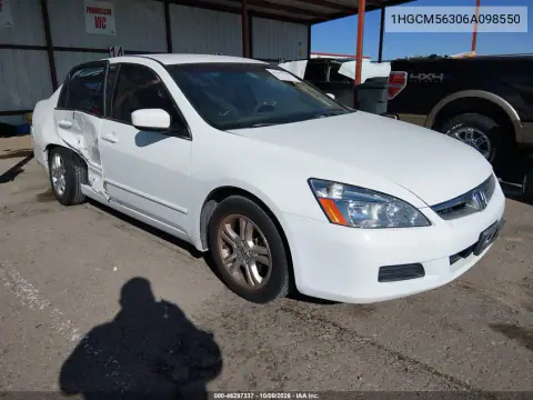 1HGCM56306A098550 — 2006 Honda Accord, Правая сторона, фото до ремонта
