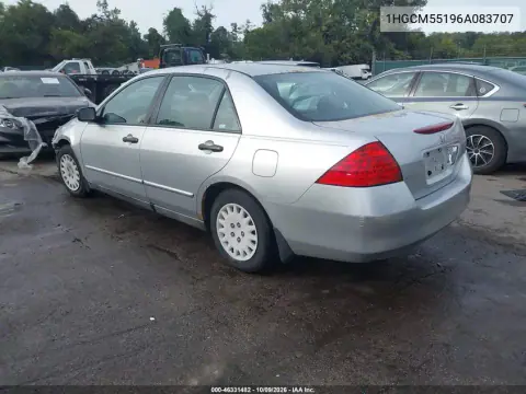 2006 Honda Accord 2.4 Vp VIN 1HGCM55196A083707 фото 4