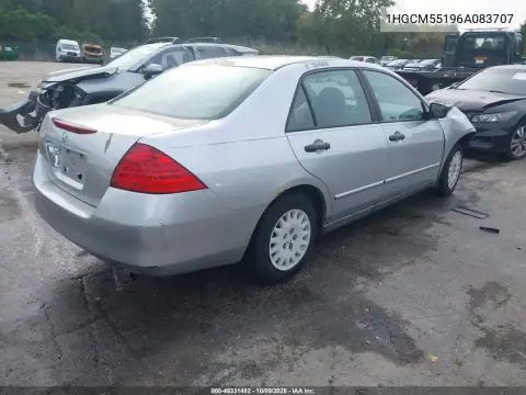 2006 Honda Accord 2.4 Vp VIN 1HGCM55196A083707 фото 5