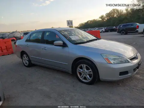 1HGCM56326A112464 — 2006 Honda Accord, Естественный износ, фото до ремонта