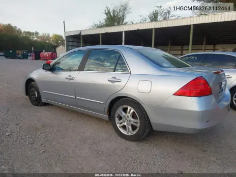 2006 Honda Accord 2.4 Se VIN 1HGCM56326A112464 фото 4