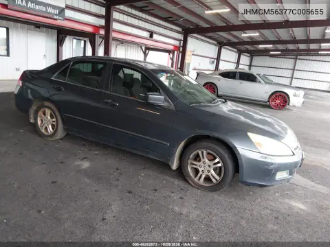 2007 Honda Accord 2.4 Se VIN JHMCM56377C005655 фото 1