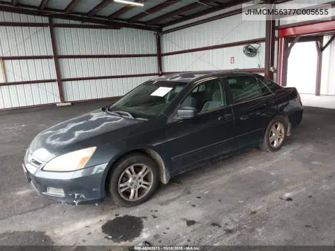 2007 Honda Accord 2.4 Se VIN JHMCM56377C005655 фото 2