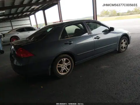 2007 Honda Accord 2.4 Se VIN JHMCM56377C005655 фото 4