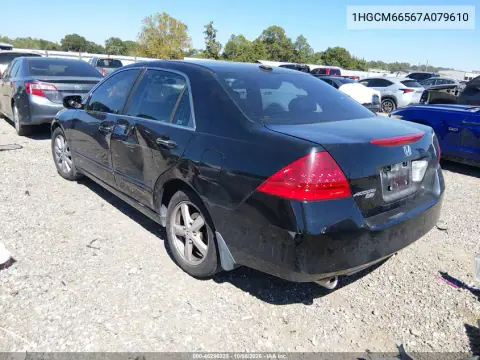 2007 Honda Accord 3.0 Ex VIN 1HGCM66567A079610 фото 4