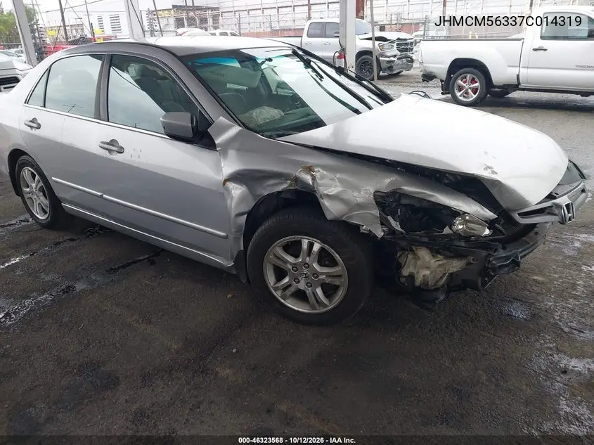 2007 Honda Accord 2.4 Se VIN JHMCM56337C014319 фото 1