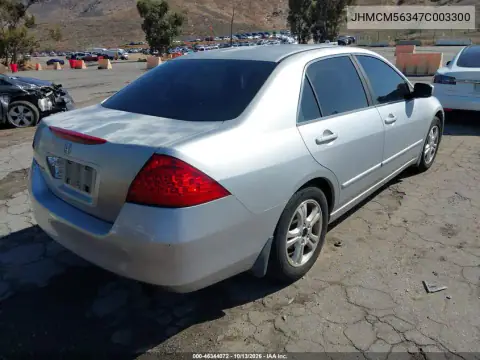 2007 Honda Accord 2.4 Se VIN JHMCM56347C003300 фото 5