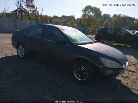1HGCM56477A000575 — 2007 Honda Accord, Передняя часть, фото до ремонта