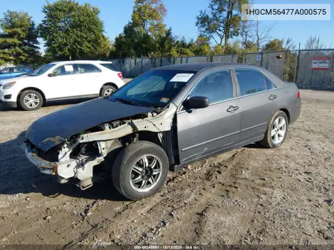 1HGCM56477A000575 — 2007 Honda Accord, фото 2 с аукциона IAAI, Передняя часть