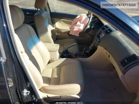 2007 Honda Accord 2.4 Ex VIN 1HGCM56767A113265 фото 6