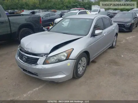 2008 Honda Accord Lx VIN 1HGCP26398A808523 фото 2