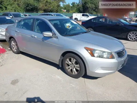 1HGCP26408A062861 — 2008 Honda Accord, Естественный износ, фото до ремонта