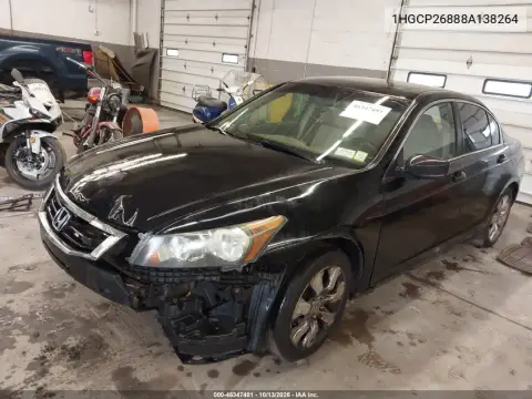 2008 Honda Accord VIN 1HGCP26888A138264 фото 2