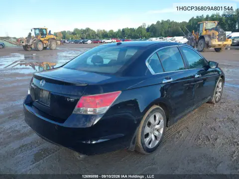 2009 Honda Accord Ex-L V6 VIN 1HGCP36809A801544 фото 5