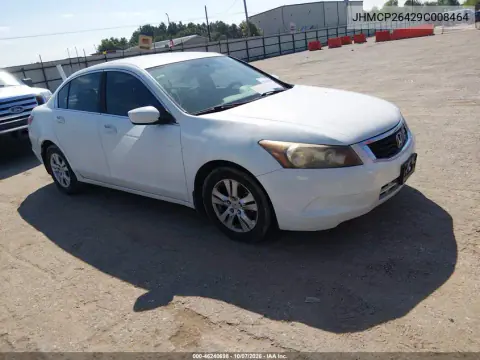 2009 Honda Accord 2.4 Lx-P VIN JHMCP26429C008464 фото 1