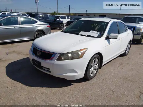 2009 Honda Accord 2.4 Lx-P VIN JHMCP26429C008464 фото 2
