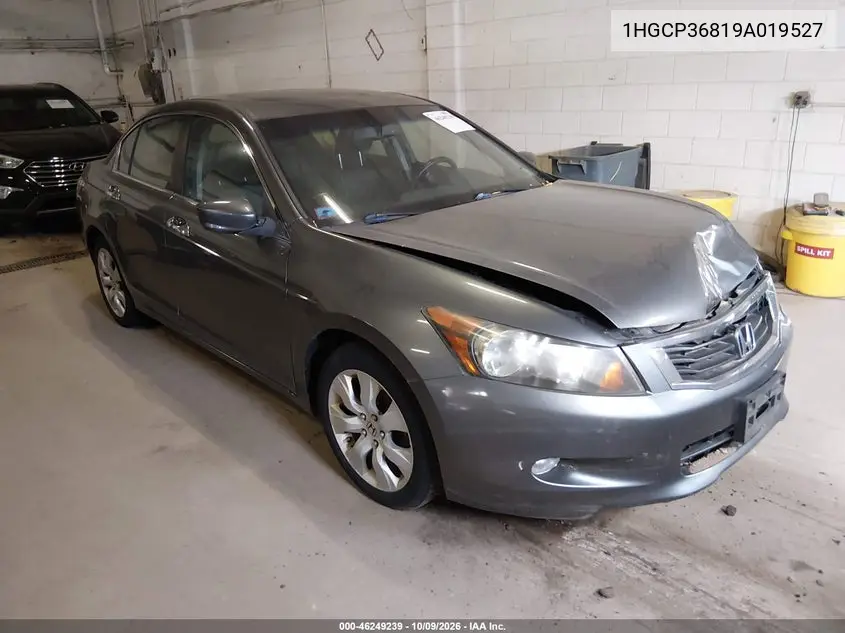 2009 Honda Accord 3.5 Ex-L VIN 1HGCP36819A019527 фото 2