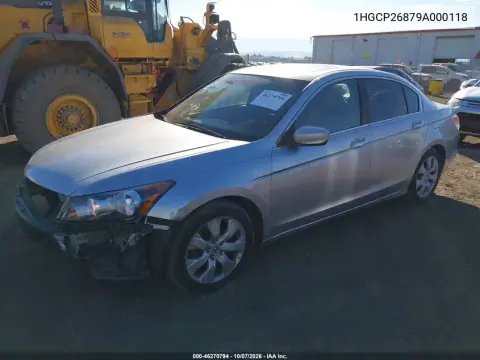 2009 Honda Accord 2.4 Ex-L VIN 1HGCP26879A000118 фото 3