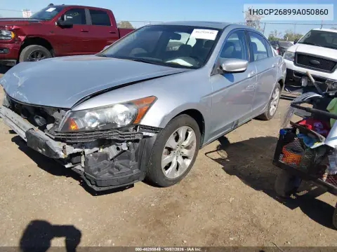 2009 Honda Accord 2.4 Ex-L VIN 1HGCP26899A050860 фото 3