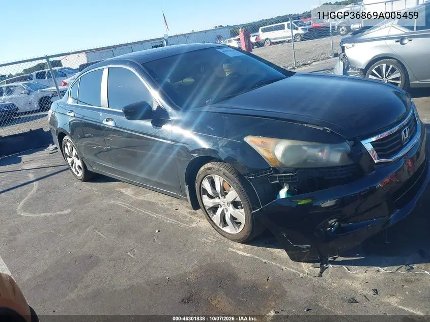2009 Honda Accord 3.5 Ex-L VIN 1HGCP36869A005459 фото 1