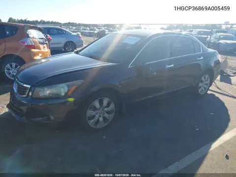 2009 Honda Accord 3.5 Ex-L VIN 1HGCP36869A005459 фото 2