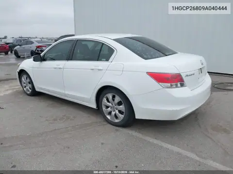 1HGCP26809A040444 — 2009 Honda Accord, фото 4 с аукциона IAAI, Передняя часть