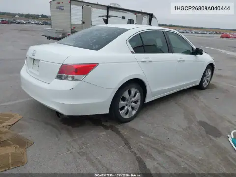 1HGCP26809A040444 — 2009 Honda Accord, фото 5 с аукциона IAAI, Передняя часть