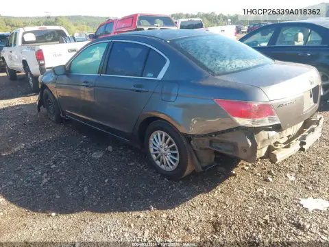 2009 Honda Accord 2.4 Lx VIN 1HGCP26339A018362 фото 3