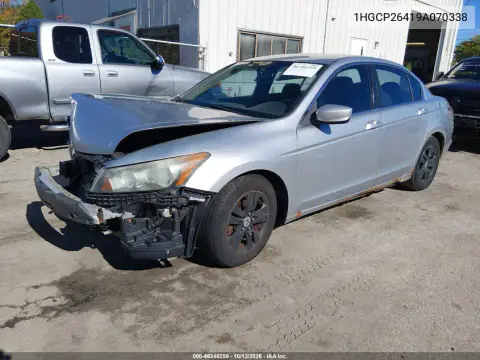 2009 Honda Accord 2.4 Lx-P VIN 1HGCP26419A070338 фото 2