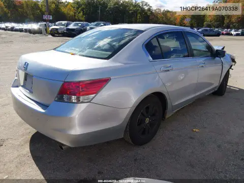 2009 Honda Accord 2.4 Lx-P VIN 1HGCP26419A070338 фото 4