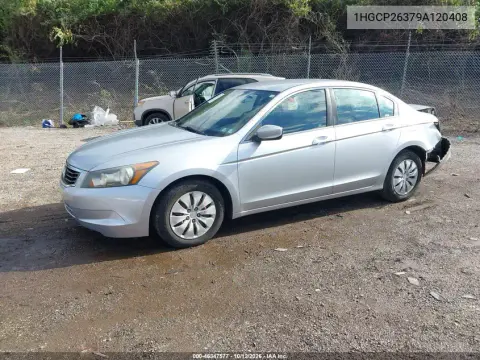 2009 Honda Accord 2.4 Lx VIN 1HGCP26379A120408 фото 3