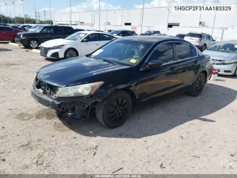 2010 Honda Accord 2.4 Lx VIN 1HGCP2F31AA183329 фото 3