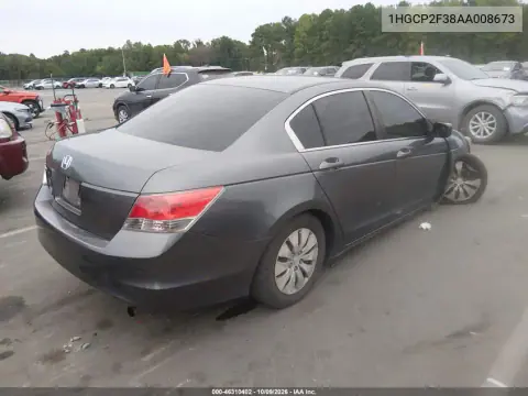 2010 Honda Accord 2.4 Lx VIN 1HGCP2F38AA008673 фото 5