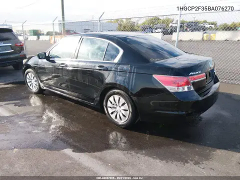 2011 Honda Accord 2.4 Lx VIN 1HGCP2F35BA076270 фото 4