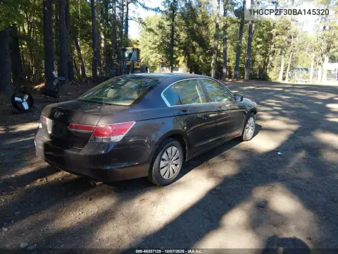 2011 Honda Accord 2.4 Lx VIN 1HGCP2F30BA145320 фото 5