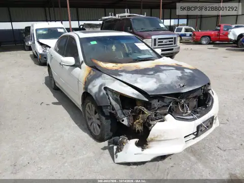 5KBCP3F82BB001292 — 2011 Honda Accord, Пожар двигателя, фото до ремонта