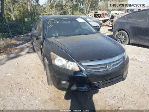 1HGCP3F83BA030910 — 2011 Honda Accord, Правая сторона, фото до ремонта